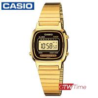 ราคา Casio Standard นาฬิกาข้อมือผู้หญิง สายสเตนเลส รุ่น LA670WGA 1DF สีทอง หน้าดำ (2108816890)