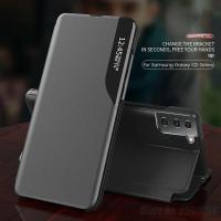 ราคา S21FE กรณีสมาร์ทดูหนังพลิกสำหรับ Samsung Galaxy S21 FE 5G SM G990B Ds 6 4 แม่เหล็ก Coque บน S 21 Fe Endition เคสโทรศัพท์ Samsung S21 Fe (12218156157)