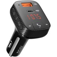 ราคา Anker Roav Bluetooth Car Adapter and Car Charger Power IQ 3 0 Type C PD Bluetooth FM Transmitter for Car Wireless Calling with Bluetooth 5 0 Noise Cancellation T2 (10907512247)