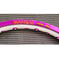 ราคา วงล้อทูโทน อกยิงทราย ขอบเรียบ ขนาด1 4 ขอบ17 ยี่ห้อบันไซ BANZAI PROFESSIONAL RIM ราคาต่อ1คู่ (7777937707)