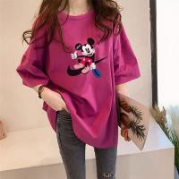 ราคา TZY มาใหม่ เสื้อยืดลายมิกกี้เม้าส์ เสื้อเเขนสั้นคอกลม สินค้ายอดฮิต เนื้อผ้าดี นุ่ม เสื้อผ้าเเฟชั่นผู้หญิง สไตล์เกาหลี (7473071074)
