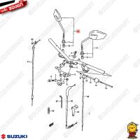 ราคา กระจกมองหลัง MIRROR ASSY REAR VIEW แท้ Suzuki Best 125 Super Best 125 (11255542262)