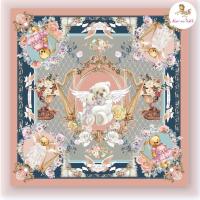 ราคา ผ้าพันคอ ผ้าคลุมไหล่ Kiss me doll น้องหมี ลาย Mine Angel ขนาด 100x100 cm (21200254511)
