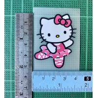 ราคา ตัวรีดติดเสื้อ Hello kitty 2 แผ่นฟิมล์รีดร้อน อาร์มติดเสื้อ DIY คิตตี้ (12657529556)