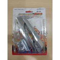 ราคา พักเท้าหลังมิเนียม พักเท้าหลังจระเข้ SUPER 4 ใช้ได้ทั้งMioFino wave sonic click สีเงินเงา ซ้ายขวา (19676751711)