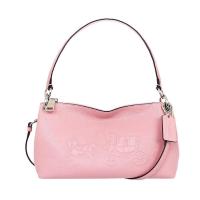 ราคา กระเป๋าถือ COACH แท้ หนังแท้ หนังนิ่ม ลายรถม้า Coach สีสวย มีสายยาว COACH 33521 EMBOSSED HORSE AND CARRIAGE CHARLEY CROSSBODY IN PEBBLE LEATHER (330363190)