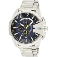 ราคา Diesel Mens Mega Chief Quartz Stainless Steel Chronograph Watch Color Silver Tone Model DZ4465 (20363668987)