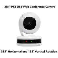 ราคา Mini Size PTZ Rotation Live Show Wide Angle Webcam 1080P Full HD USB Web Camera For Computer Video Conference Room Zoom Skype (18810847543)