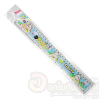 ราคา ไม้บรรทัด 12 นิ้ว พลาสติกใส ลายลิขสิทธิ์ Frozen Bananya Ben10 Paul Frank Marvel Spider Man ชนิดแข็ง คละสี จำนวน 1ชิ้น พร้อมส่ง (12497119648)