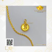 ราคา ์โต๊ะกังกรุงเทพ จี้เรเซอร์ตัวอักษร จี้สร้อยคอทองคำแท้ น้ำหนัก 1 2 สลึง พร้อมส่ง ขายได้ จำนำได้ มีใบรับประกัน (21385522383)