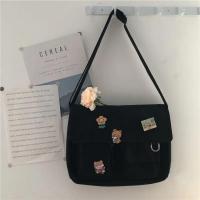 ราคา ผู้หญิง Crossbody กระเป๋าสบายๆน่ารัก Satchel กระเป๋าสะพายไหล่สำหรับสตรีกระเป๋าสาวผ้าใบโรงเรียนกระเป๋า (21171147196)