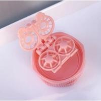 ราคา Colorful Lens เครื่องล้างคอนแทคเลนส์แบบมือหมุน ตลับคอนแทคเลนส์ ทำความสะอาดคอนแทคเลนส์ (20442031122)