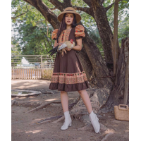 ราคา ชุดเดรสแบบสั้น ผ้าฝ้ายพื้นเมืองล้านนา (19452017829)