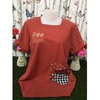 ราคา เสื้อยืด เสื้อครอป เสื้อยืด ผญสวยๆ เสื้อแฟชั่นผญ 2023 เสื้อผ้าสาวอวบ เสื้อยืด oversize รุ่น9229 (18709689243)