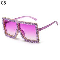 ราคา แว่นกันแดดคริสตัลย้อนยุค SERENDI ทรงแบนประดับด้วยพลอยเทียมแว่นตากันแดดทรงเหลี่ยมแว่นกันแดดขนาดใหญ่ (20772730641)