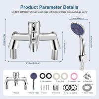 ราคา ก๊อกผสมห้องน้ำฝักบัวทันสมัย1ชุดก๊อกผสมหัวฝักบัวก็อกน้ำเดี่ยวทำจากเหล็กโครเมียมก๊อกน้ำพร้อมไฟสี LED อ่างอาบน้ำในห้องน้ำโมโนบล็อคหัวก๊อกบรรจุทองเหลืองล้วนๆแถมฟรีอุปกรณ์มาตรฐานของสหราชอาณาจักร (209052785