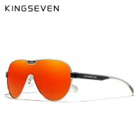 ราคา Kingseven แว่นตากันแดดขนาดใหญ่สำหรับผู้ชายและผู้หญิง แว่นตาเลนส์โพลาไรซ์ป้องกันรังสียูวีแว่นตาผู้ชาย N7762สแตนเลส (21357442146)