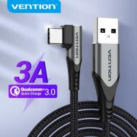 ราคา Vention สาย USB ชนิด C สายชาร์จเร็ว สายเคเบิลข้อมูล USB C 3A For Samsung HuaWei Xiaomi OPPO VIVO Google phone Fast Charger Cable QC 3 0 สายชาร์จ (4940884623)