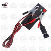 ราคา สายคีบ แบตเตอรี่ พร้อมเต้าจ่ายไฟ 12V ในรถ สายยาว 2เมตร และ ที่ชาร์จ USB ในรถยนต์ (19769018571)