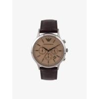 ราคา Emporio Armani นาฬิกาข้อมือผู้ชาย Classic Chronograph Beige Dial Brown รุ่น AR2433 (1104600749)