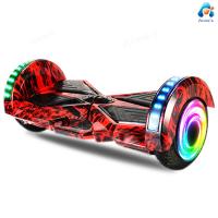 ราคา hoverboard 8 สกู๊ตเตอร์ไฟฟ้า โฮเวอร์บอร์ด รถยืนไฟฟ้า LED ลำโพงบลูทูธ (1712738611)