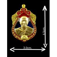 ราคา วัตถุมงคลหลวงพ่อทองสุทฺธสีโล เสือคาบดาบ2หลวงพ่อทอง รุ่นพยัคฆ์สะท้านปฐพี2Number42year2564 เนื้อทองทิพย์องค์ชุบทองลงยาสีธงชาติขอบแดงบนแดงหลังเสือเดี่ยวสวยงามมีสเน่ห์น่าสะสมคะ จำนวนสร้าง199เหรียญ ออกวัดบ