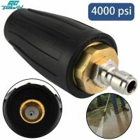 ราคา หัวฉีดพลังสูงเครื่องล้างแรงดันสูง4000psi หัวฉีดหมุนได้2 5 4 Gpm 1 4 (21210676701)