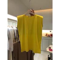ราคา ถูกมาก เสื้อยืดแขนกุด ใส่สบาย เสื้อยืดครอปคอกลม เสื้อครอปเอวลอย ครอปเอวลอย (19485845463)