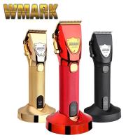 ราคา WMARK with base high power hair clipper adult hair clipper oil head electric clippers LCD digital display hair salon hair clippers (9018946384)