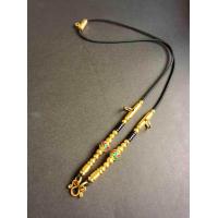 ราคา สร้อยคอคล้องพระหน้า3หลัง1เชือกร่มนอกขนาด2มิล งานทองเลเซอร์ไม่ลอกไม่ดำ (484146093)