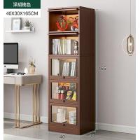 ราคา ตู้เก็บหนังสือ ชั้นวางหนังสือ ชั้นวางหนังสือตั้งพื้น สีขาว เปิด ปิดได้ ชั้นวางของ ตู้วางหนังสือ ตู้โชว์ พร้อมลิ้นชัก (21262101539)