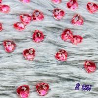 ราคา พลอยเทียมระดับ K9 พรีเมียม ทัวร์มาลีนรูปหัวใจ 8มม เครื่องประดับพลอยเทียม (18455131882)