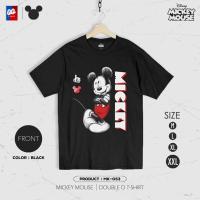 ราคา ส่งฟรี เสื้อยืด Mickey Mouse มิกกี้เมาส์ รุ่น MK 053 ลิขสิทธิ์แท้ วอลต์ ดิสนีย์ สีดำ เสื้อ Disney แท้ MLXL2XL (19435602549)