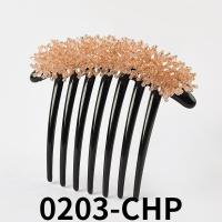 ราคา New Japanese and Korean adult elegant hair accessories crystal beaded seven tooth hair comb fashion womens headwear (14997232127)