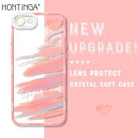 ราคา เคสมือถือ Hontinga สำหรับ iPhone 7 Plus 8 Plus iPhone SE SE3 2020 7 8 8 SE 2022 IPhone8plus 7 8 เคสใสกราฟฟิตีสีรุ้งเคสซิลิโคนนิ่มคลุมทั้งหมดกล้องป้องกันเคสยางกันกระแทกฝาครอบด้านหลังเคสโทรศัพท์เคสนิ่ม 