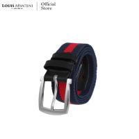 ราคา Louis Montini Canvas Belt canvas เข็มขัดผ้า แคนวาสผสมหนังแท้ เข็มขัดผู้ชาย เข็มขัดแฟชั่น MCT11 (892482286)