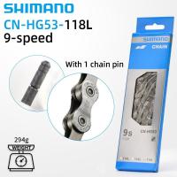 ราคา SHIMANO โซ่แท้9สปีดโซ่ CN HG53 CN HG93โซ่จักรยานเสือภูเขา112 116 118ลิ้งค์ดั้งเดิมกล่องจักรยานบนถนน MTB ชิ้นส่วน (20285749745)