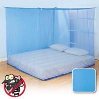 ราคา มุ้งกันยุงมุ้งนอนมุ้งสีอ่อน 5ฟุต สีฟ้า (449345906)