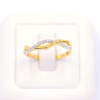 ราคา Happy Jewelry แหวนแถวพันต้นไผ่ ทองแท้ 9k 37 5 เพชรเกสร ME964 (17020095272)