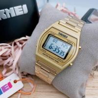 ราคา SKMEI นาฬิกาผู้หญิง กันน้ำ สินค้าแท้ รุ่น SK1252 พร้อมกล่องเหล็ก ประกัน 1 ปี (16859939379)