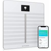 ราคา Withings Body Cardio Premium Wi Fi Body Composition Smart Scale Tracks Heart Health Vascular Age BMI Fat Muscle Bone Mass Water Digital Bathroom Scale with App Sync via Bluetooth or Wi Fi (15900510612