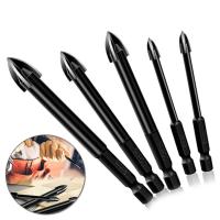 ราคา กระเบื้อง Cross หกเหลี่ยมหัวเจาะดอกสว่านหัวเพชรส่วนสว่านคอนกรีตหัวเจาะโลหะผสมดอกสว่านหัวเจาะ Multi Function เปิดขนาด3มม 4มม 5มม 6มม 7มม 8มม 10มม 12มม (9764779367)