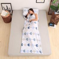 ราคา ถุงนอนเดินทางแบบพกพาผู้ใหญ่โรงแรมคู่เดียวโรงแรมรถไฟนอนสกปรกเดินทางถุงนอนผ้าฝ้ายที่ไม่ใช่ (14823563805)