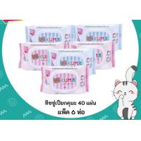 ราคา ถูกที่สุด ทิชชู่เปียกคุมะ รุ่นฝาปิด 40 แผ่น (15758908279)