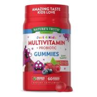 ราคา Natures Truth Just 4 Kidz Multivitamin Probiotic Natural Berry Punch 60 Vegetarian Gummies (20606487748)