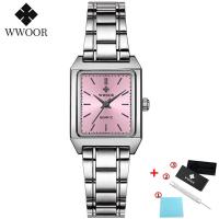 ราคา WWOORผู้หญิงนาฬิกากันน้ำใหม่ล่าสุดเดิมแฟชั่นนาฬิกาข้อมือลำลองสำหรับผู้หญิงพร้อมกล่องฟรี 8850G (4392988248)