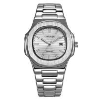 ราคา Mens Stainless Steel Band Watches Fashion Date Quartz Watch (16934960057)
