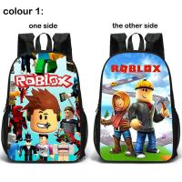 ราคา Robloxs กระเป๋าเป้สะพายหลังสำหรับเด็กกระเป๋านักเรียนสองด้านลายหุ่นยนต์กระเป๋าเป้ลำลองของขวัญวันเกิดสำหรับเด็กนักเรียน (10145207335)