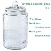 ราคา โหลน้ำโหลแก้วมีก๊อก แก้วเนื้อใสคุณภาพดี หนาพิเศษ แข็งแรง ขนาด 11 ลิตร (6519874180)