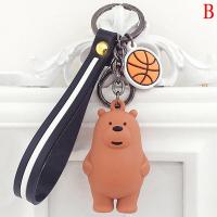 ราคา พวงกุญแจ WE Bare Bearsพวงกุญแจหมีน้ำแข็งพร้อมสายคล้องคอเครื่องประดับตกแต่ง (10411508768)